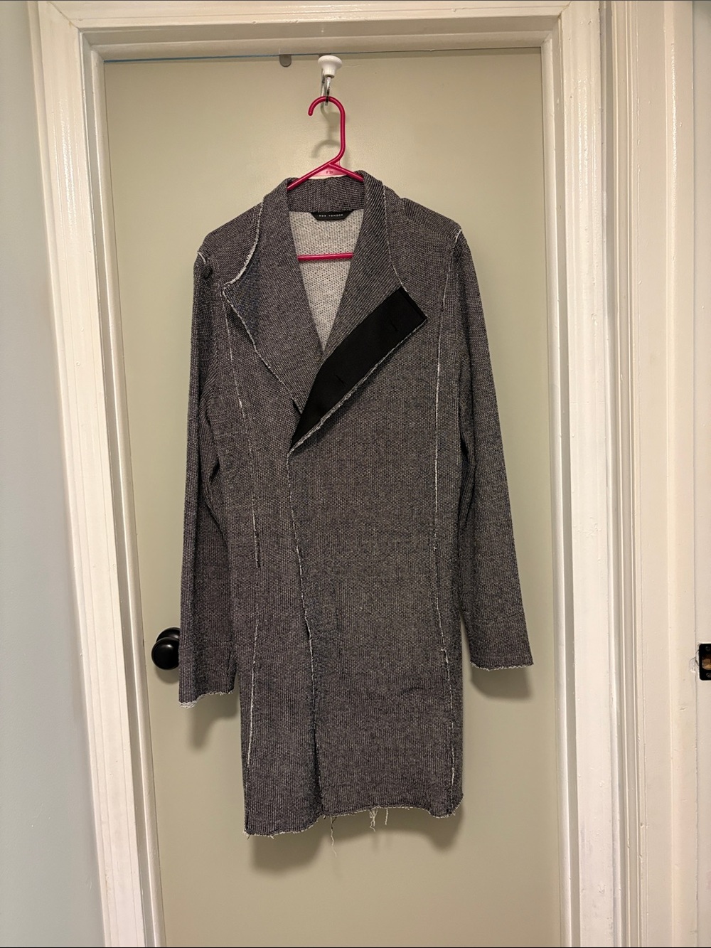 Ron Tomson asymmetrical rebel cardigan. Size XL